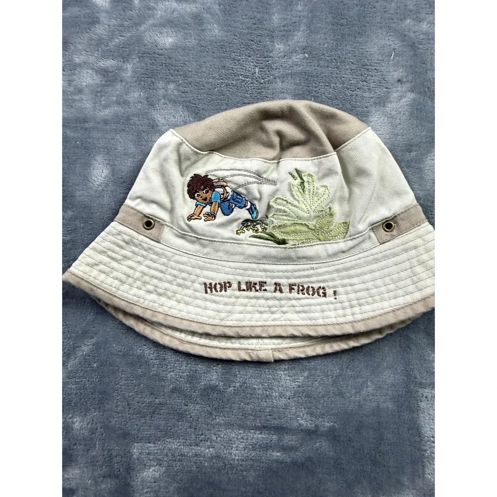 Nick Jr Go Diego Go! Kids Boys Bucket Safari Cap-Hat Embroidered 2008